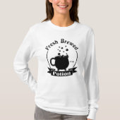Verse gebrouwen Potion Cauldron Cup ontwerp T-shirt (Voorkant)