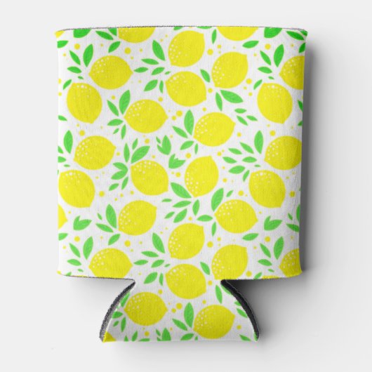 Verse gele citroen Koelbox Blikjeskoeler (Voorkant)