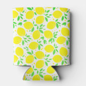 Verse gele citroen Koelbox Blikjeskoeler (Achterkant)
