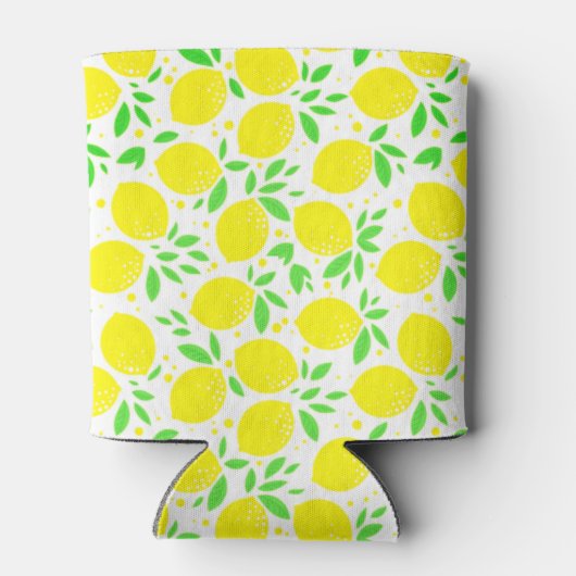 Verse gele citroen Koelbox Blikjeskoeler (Achterkant)
