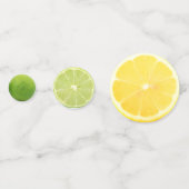 Verse gele citroenfruit confetti (Voorkanten)