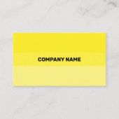 Verse gele hedendaagse transparantie visitekaartje (Voorkant)
