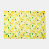 Verse gele leemons - Welkom Deurmat (Voorkant)