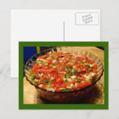 Verse gemaakte Salsa Briefkaart (Voorkant / Achterkant)