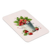 Verse geplukte aardbeien in een emmer magneet (Rechterzijde)