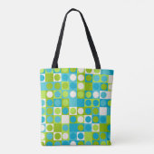 verse geslepen polka tote bag (Achterkant)