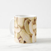 Verse gesneden champignons koffiemok (Voorkant links)