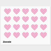 Verse Gingham 01 Hart Sticker (Vel)