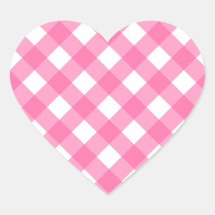 Verse Gingham 01 Hart Sticker