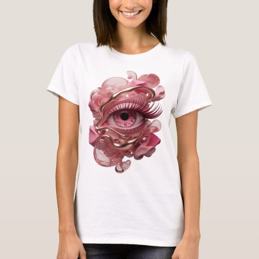Verse Goud ABSTRACTE KUNST Design T-shirt (Voorkant)