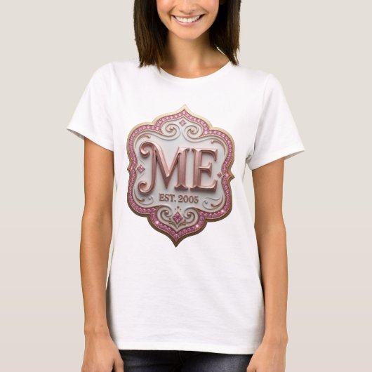 Verse Goud ABSTRACTE KUNST Grafisch ontwerp T-shirt (Voorkant)