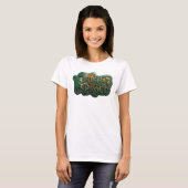 Verse Goud IERS EN TROTS Statement T-shirt (Voorkant volledig)