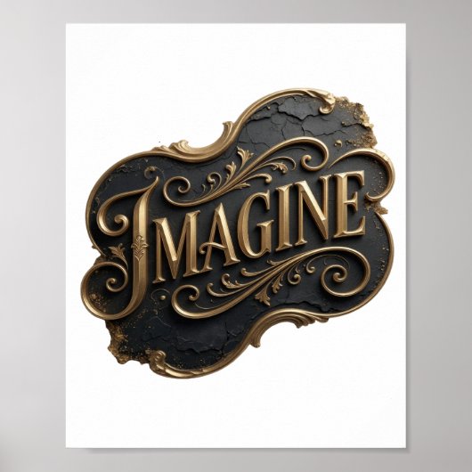 Verse Goud IMAGINE Wearable Art Poster (Voorkant)