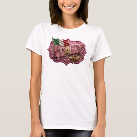 Verse Goud ITALY Custom T-shirt (Voorkant)