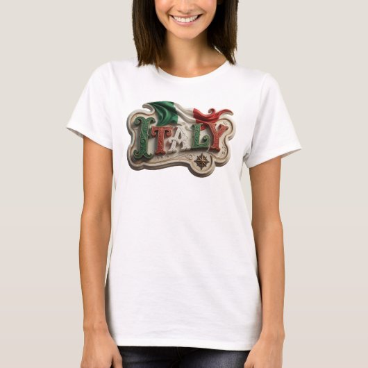 Verse Goud ITALY Shirt Ontwerp (Voorkant)