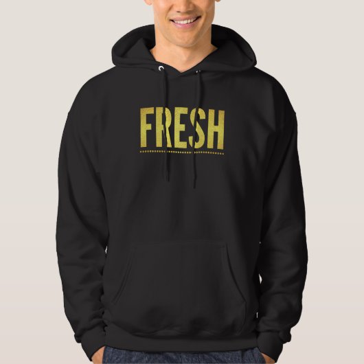 Verse gouden letters hoodie (Voorkant)
