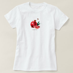 Verse granaatappel esthetische trendy zomer t-shirt
