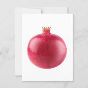 Verse Granaatappel Fruit Gezonde Voedsel Kunst Briefkaart