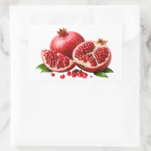 Verse Granaatappel Met Sappige Pitten Sticker (Tas)