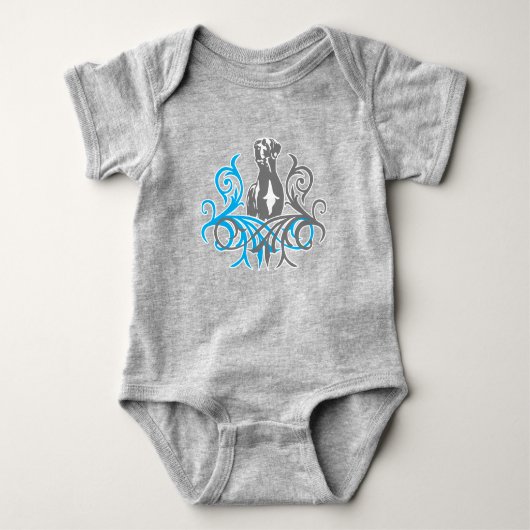 Verse Great Dane baby body Romper (Voorkant)