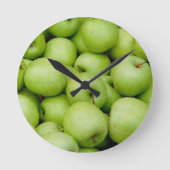 verse groene appel ronde klok (Voorkant)