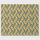 Verse Groene Avocado Peer Illustratie Cadeaupapier (Vlak)