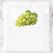 Verse Groene Druiven met Bladeren Sticker (Tas)