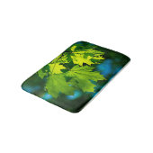 Verse groene esdoorbladeren badmat (Gekanteld)