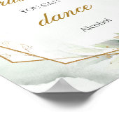 Verse groene eucalyptus goud Vertrouw me dat je ku Poster (Hoek)