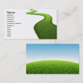 Verse groene gras visitekaartje (Voorkant / Achterkant)