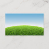 Verse groene gras visitekaartje (Achterkant)