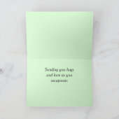 Verse groene hond en aanmoediging: goed Kaart (Binnen)