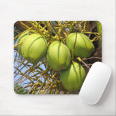 verse groene kokosnoten muismat (Met muis)