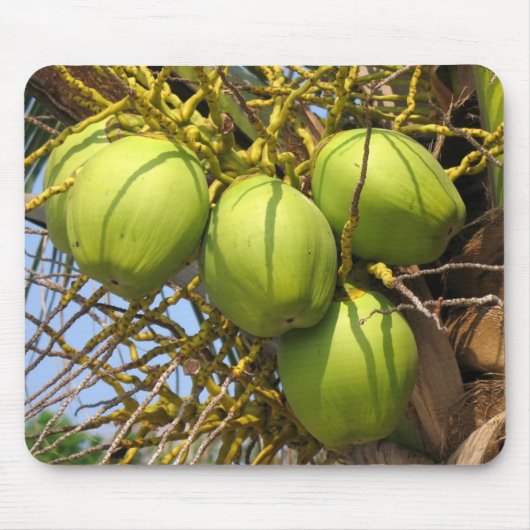 verse groene kokosnoten muismat (Voorkant)