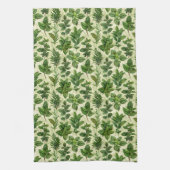 Verse Groene Kruiden Theedoek (Verticaal)