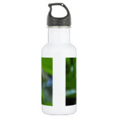 Verse groene Natuur Waterfles (Achterkant)