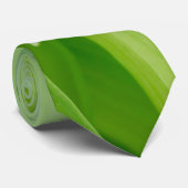 Verse groene plantenbladeren stropdas (Opgerold)