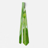 Verse groene plantenbladeren stropdas (Achterkant)
