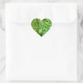 Verse groene spinazie salade patroon hart sticker (Tas)
