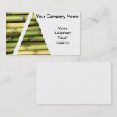 Verse groene suikerriet - Juice Theme Visitekaartje (Voorkant / Achterkant)