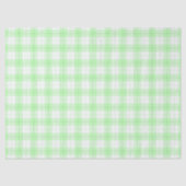 Verse groene witte tartan plaid tissuepapier (Voorkant)
