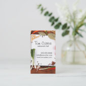 Verse groenten catering of Tsjetsjeense keuken Visitekaartje (Staand voorkant)