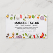 Verse groenten | Culinair Visitekaartje (Achterkant)