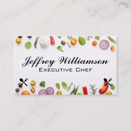 Verse groenten | Culinair Visitekaartje (Voorkant)