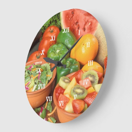 Verse groenten en fruit grote klok (Hoek)