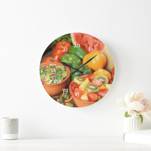 Verse groenten en fruit grote klok (Huis)