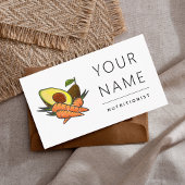 Verse groenten en fruit Voedingsdeskundige Dieet Visitekaartje