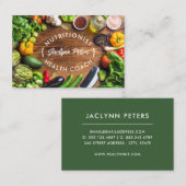 Verse groenten Gezondheid Veld Visitekaartje (Voorkant / Achterkant)