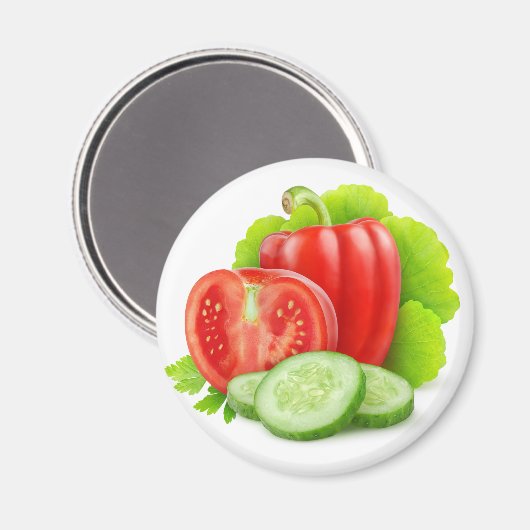Verse groenten magneet (Voorkant / Achterkant)