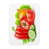 Verse groenten magneet (Verticaal)